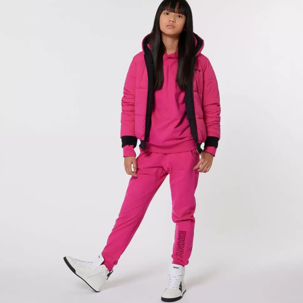 DKNY Black & Pink Reversible Puffer Jacket^ Coats & Jackets