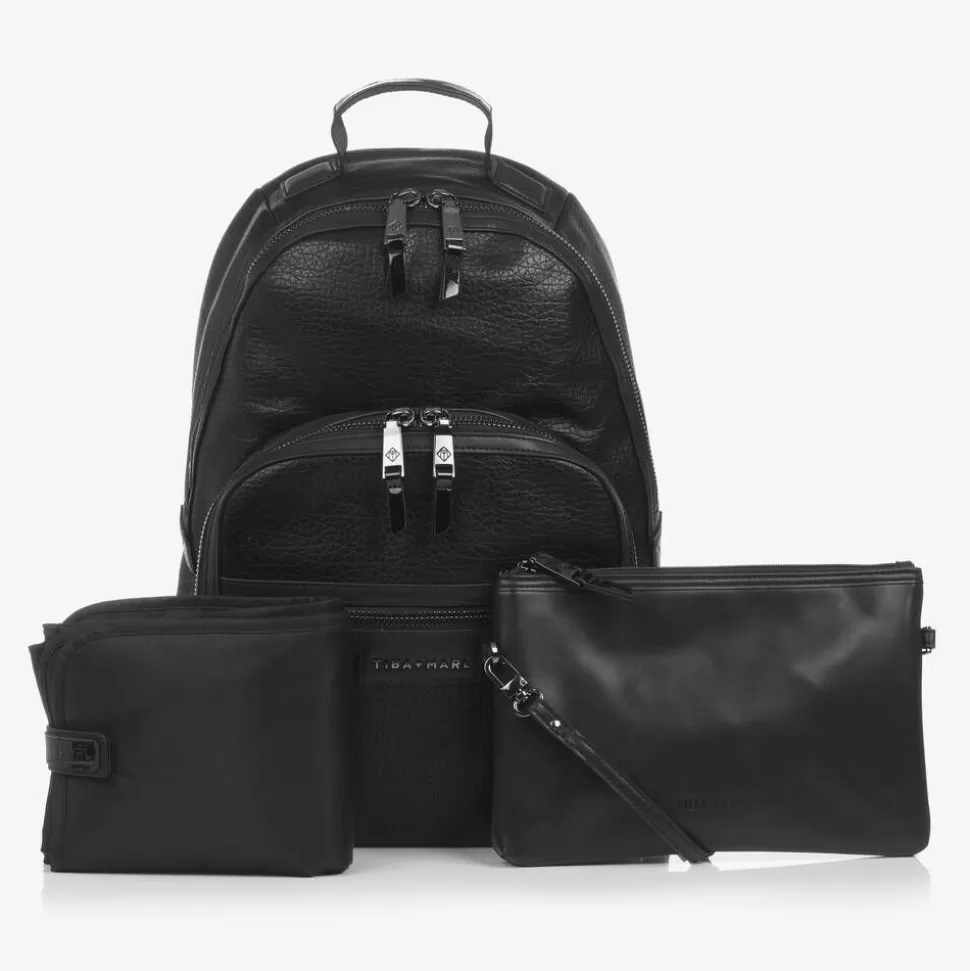 TIBA + MARL Black Changing Backpack (42cm)^ Gifts