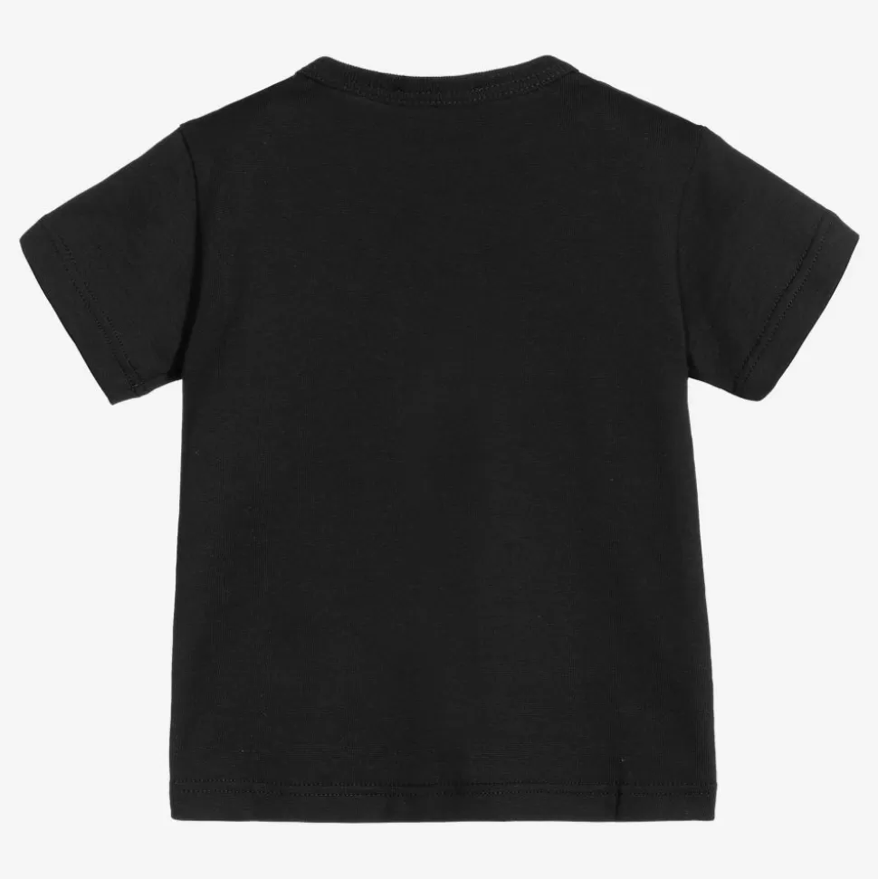 Dolce amp; Gabbana Black Cotton Baby T-Shirt^ Tops