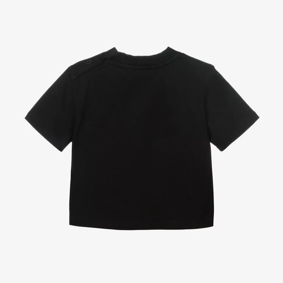 Burberry Black Cotton Baby T-Shirt^ Tops