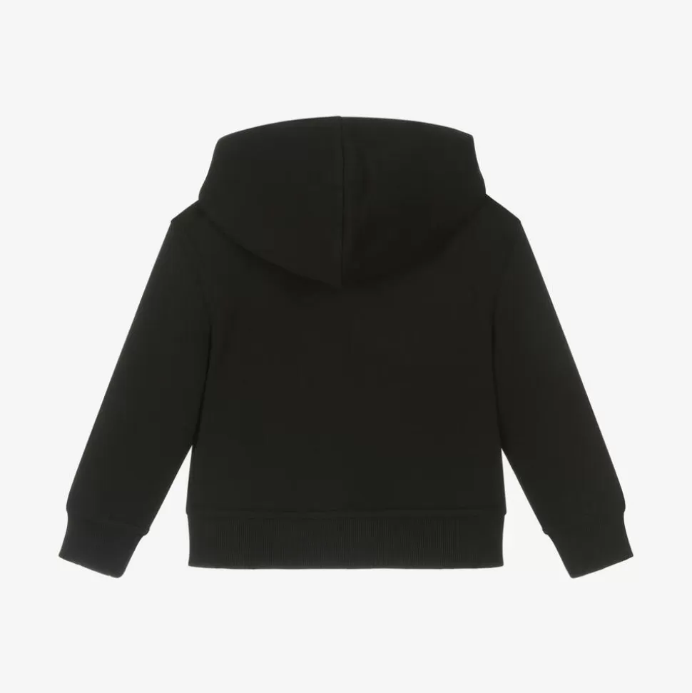 Burberry Black Cotton Zip-Up Top^BOY Tops
