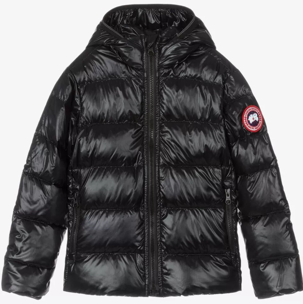 Canada Goose Black Down Padded Crofton Puffer Jacket^BOY Coats & Jackets | Coats & Jackets