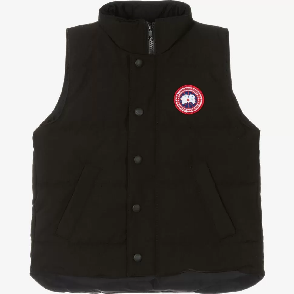 Canada Goose Black Down Padded Vanier Gilet^BOY Coats & Jackets | Coats & Jackets