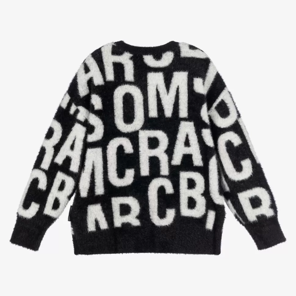 MARC JACOBS Black Fluffy Knitted Sweater^BOY Tops