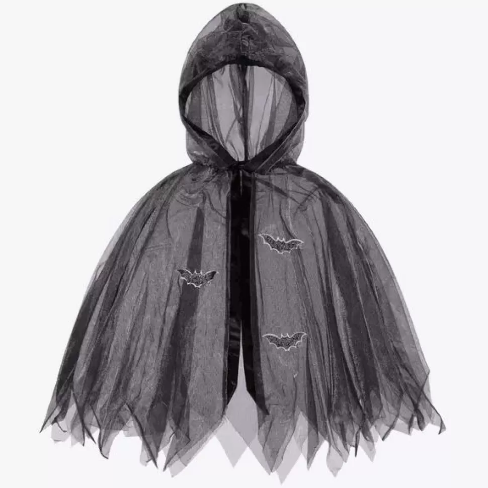 Souza Black Glitter Bat Costume Cape^BOY Costumes