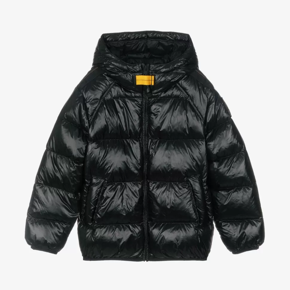Parajumpers Black Hooded Down Puffer Jacket^BOY Coats & Jackets