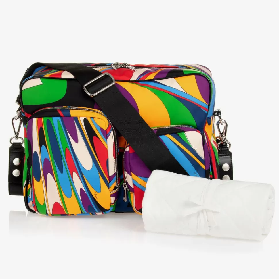 PUCCI Black Onde Print Changing Bag (38cm)^ Gifts