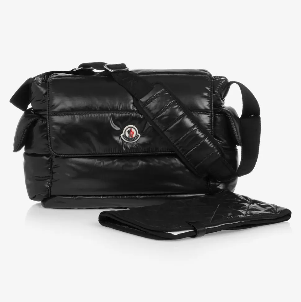 Moncler Enfant Black Padded Changing Bag (39cm)^ Gifts