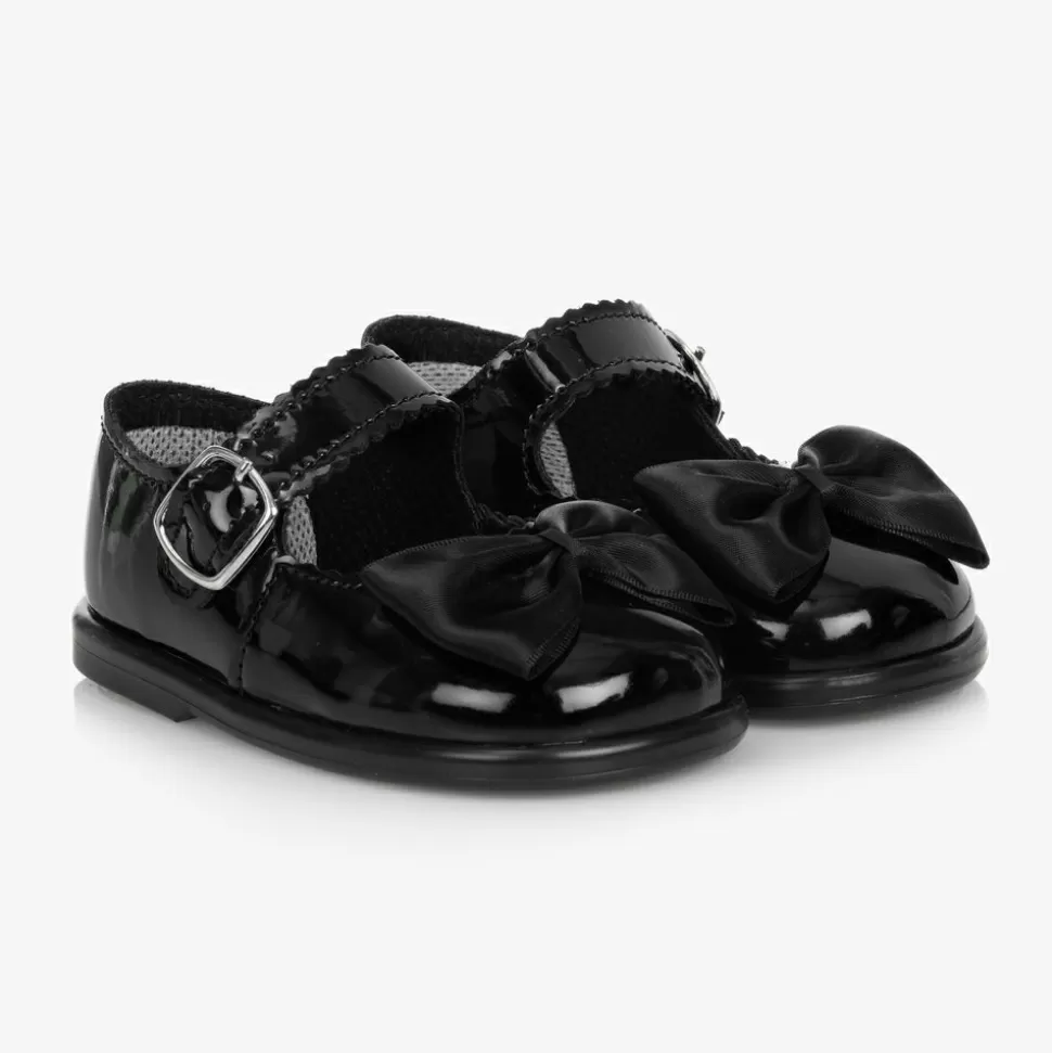 Early Days Black Patent Bar Shoes^ First Walkers | First Walkers