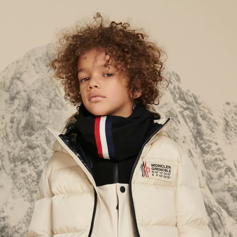 Moncler Enfant Black Polar Fleece Snood^BOY Snowwear