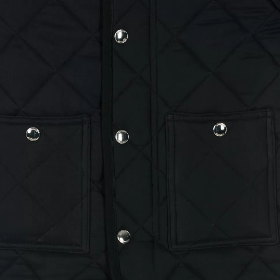 Burberry Black Quilted Vintage Check Baby Coat^BOY Coats & Jackets | Coats & Jackets
