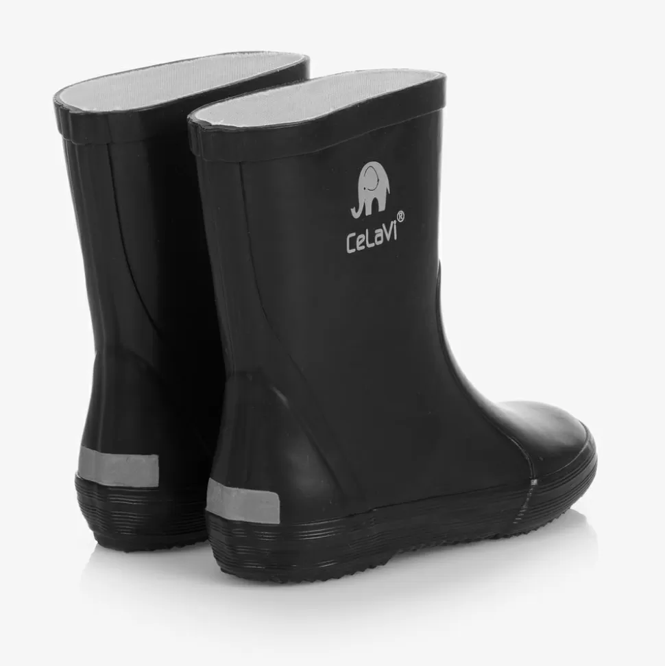CeLaVi Black Rubber Rain Boots^BOY Rain Boots | Rain Boots