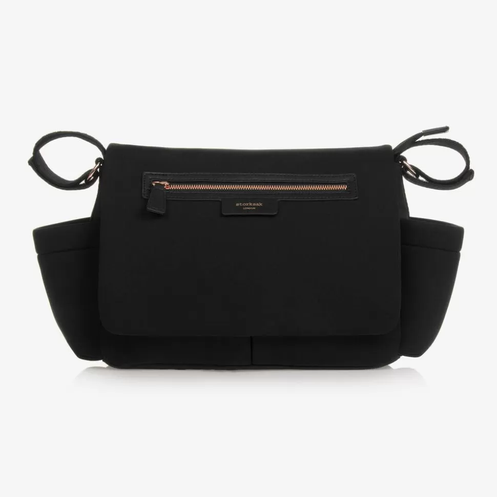 Storksak Black Scuba Luxe Stroller Organiser (42cm)^ Gifts