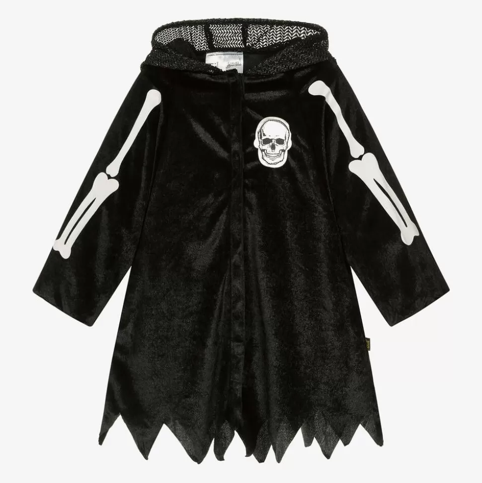 Souza Black Skeleton Costume Cape^BOY Costumes