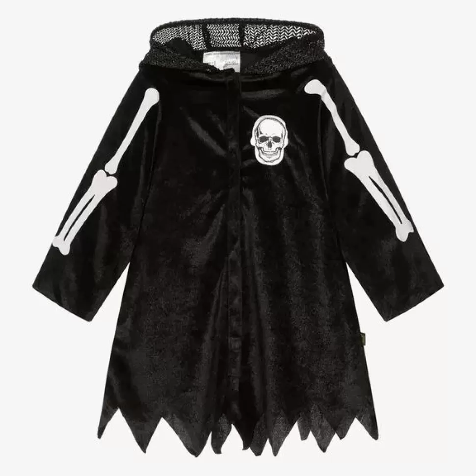 Souza Black Skeleton Costume Cape^BOY Costumes