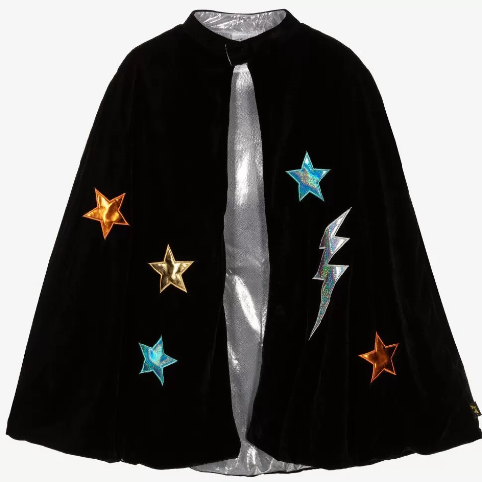 Souza Black Super Hero Costume Cape^BOY Costumes