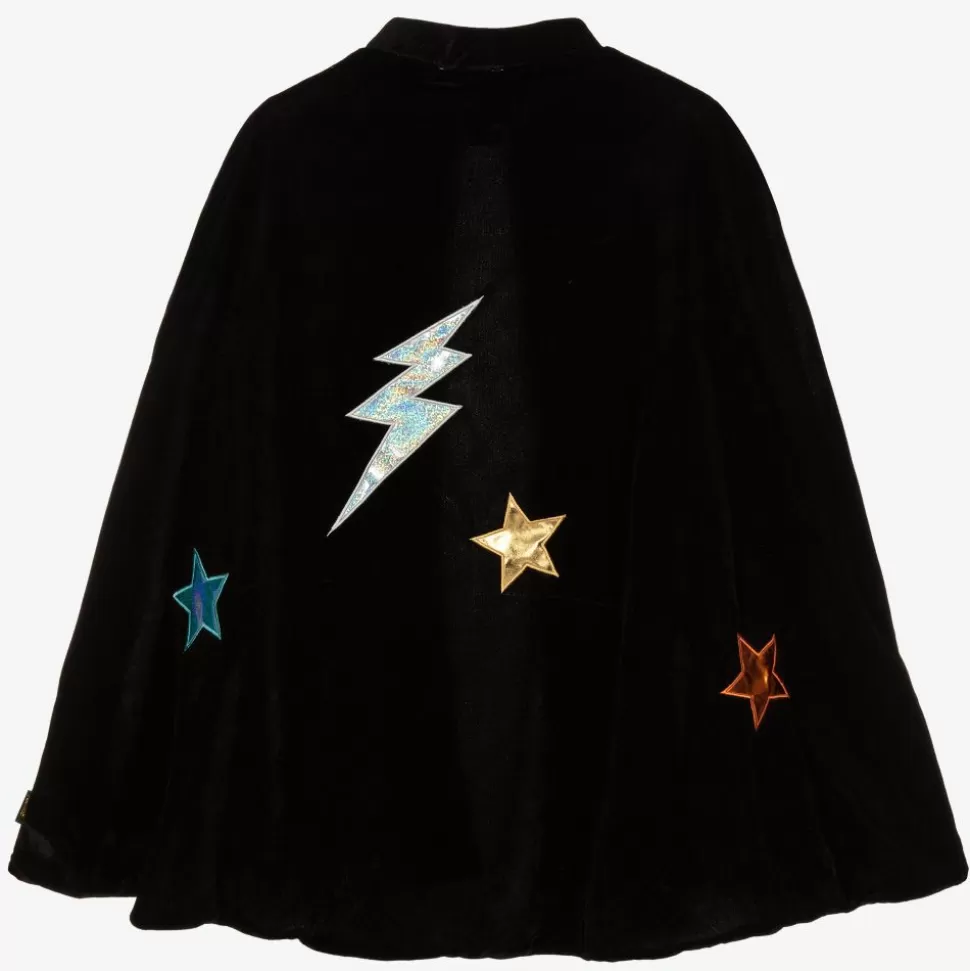 Souza Black Super Hero Costume Cape^BOY Costumes