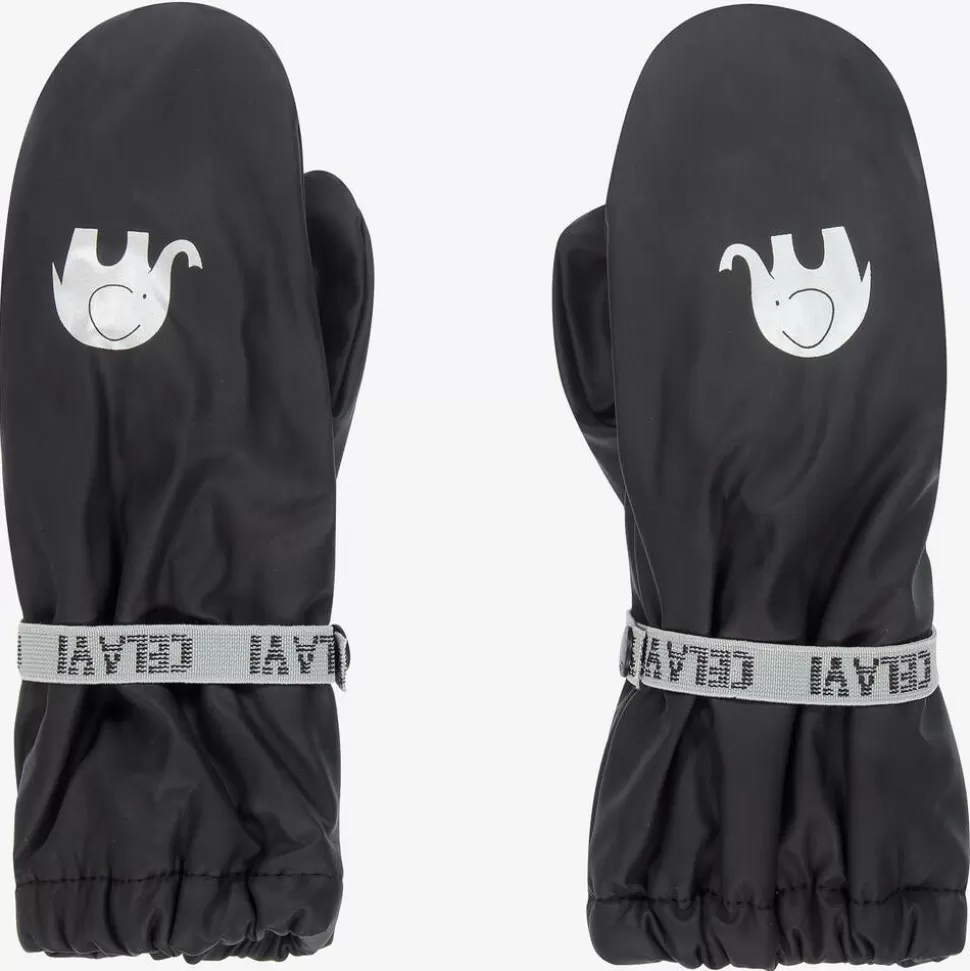 CeLaVi Black Water Repellent Mittens^BOY Gloves & Mittens | Gloves & Mittens