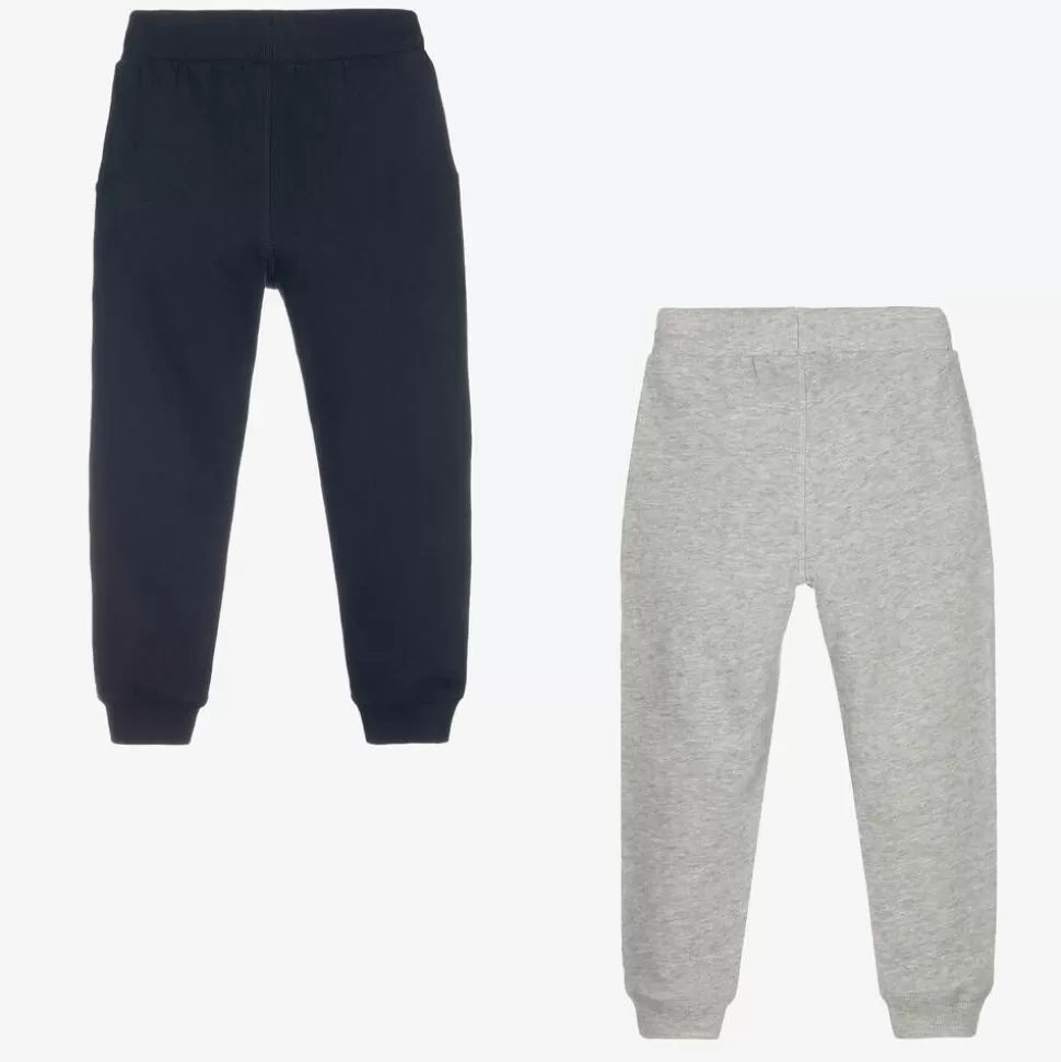 Minymo Blue & Grey Cotton Joggers (2 Pack)^BOY Trousers