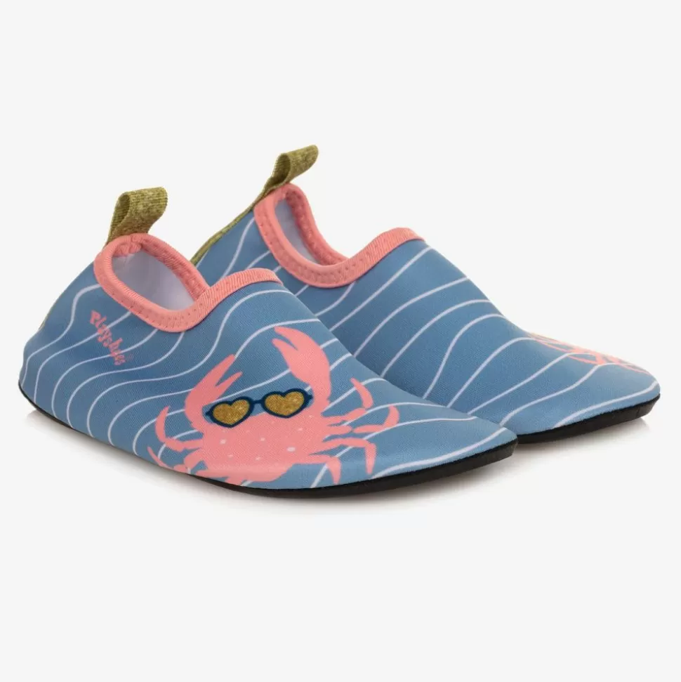 Playshoes Blue & Pink Crab Aqua Shoes^ Aqua Shoes | Aqua Shoes