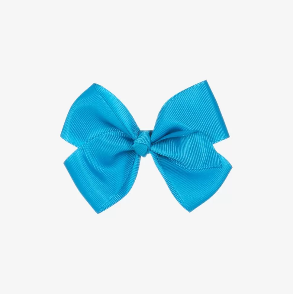 Bowtique London Blue Bow Hair Clip (10cm)^ Hair Accessories