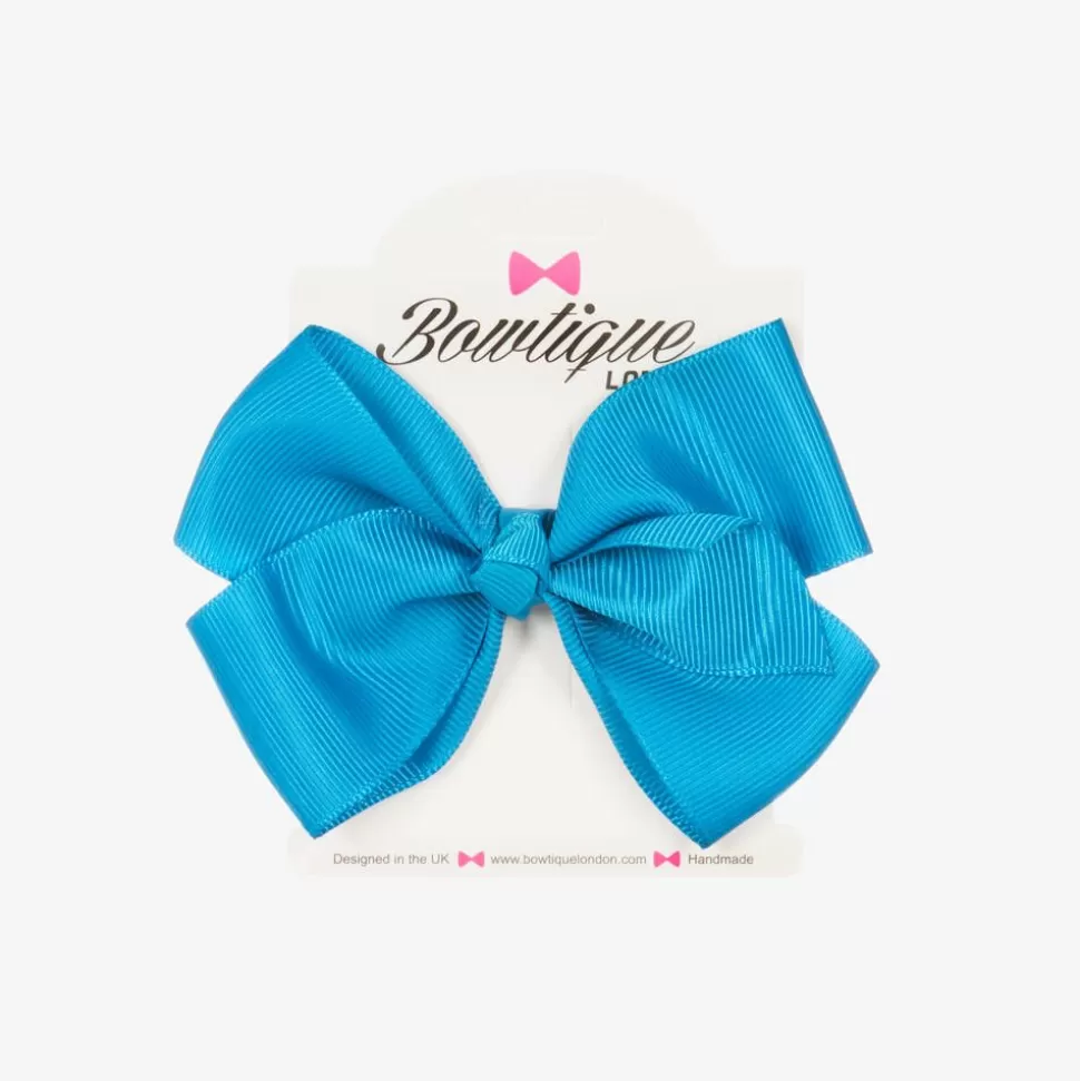 Bowtique London Blue Bow Hair Clip (10cm)^ Hair Accessories