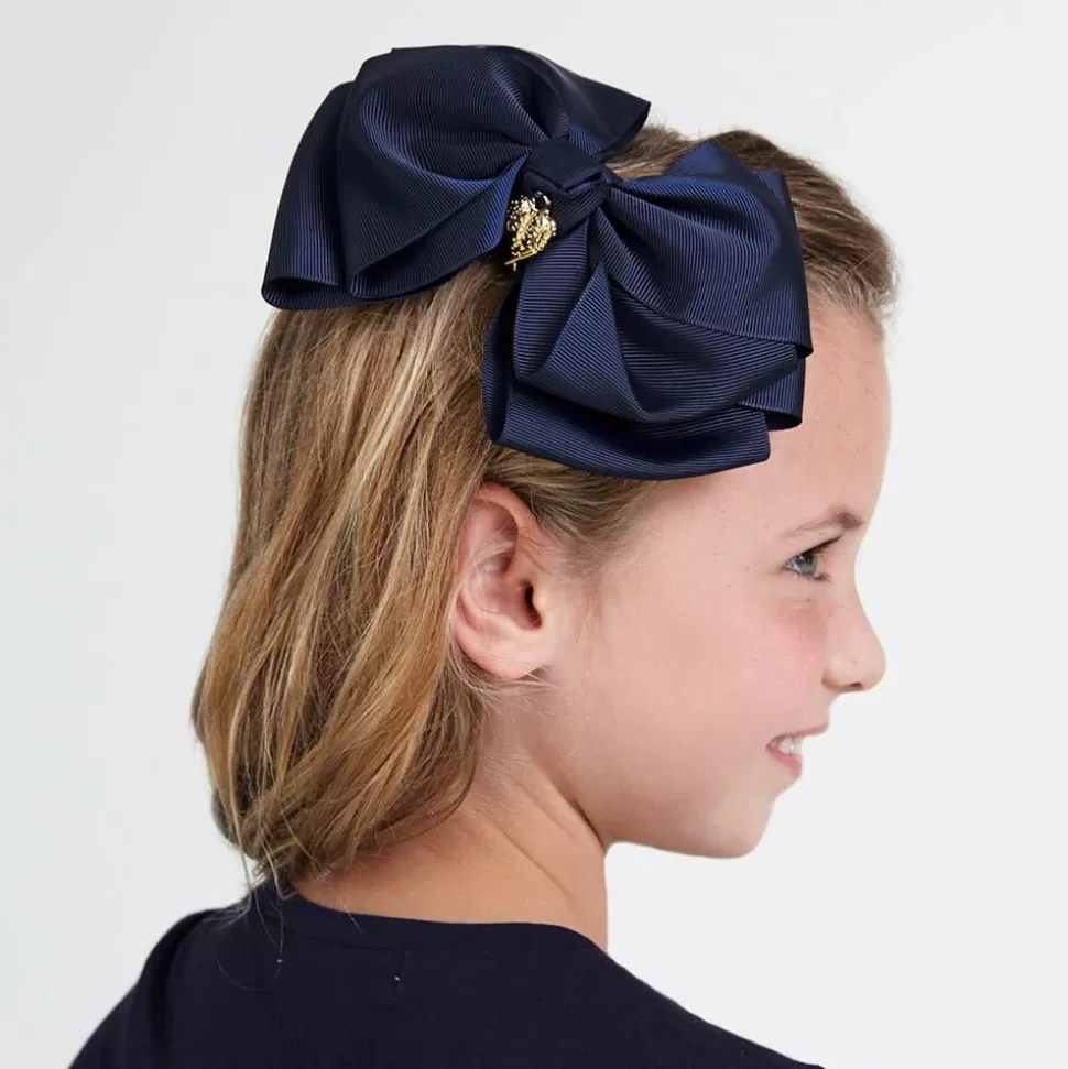 Angels Face Blue Bow Hairclip (19cm)^ Hair Accessories