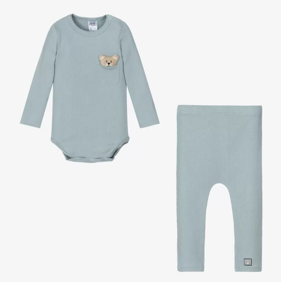 Jamiks Blue Cotton Baby Trouser Set^ Gifts