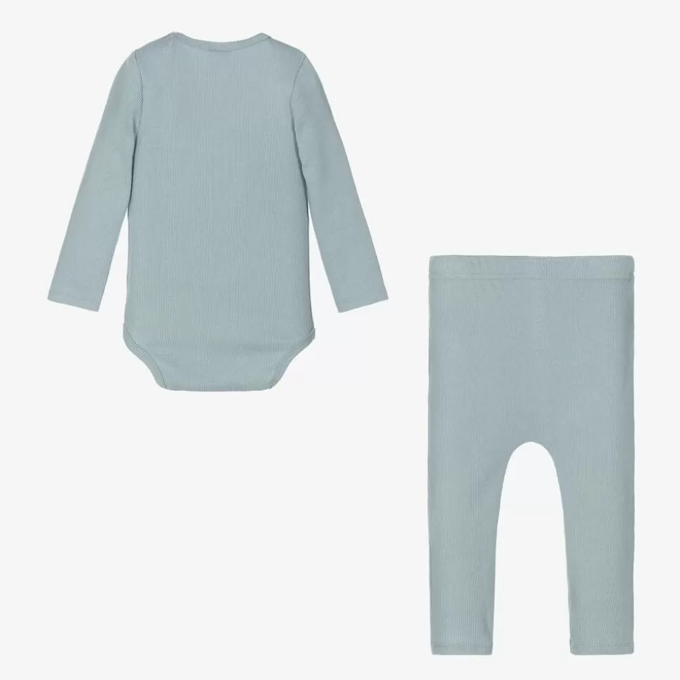 Jamiks Blue Cotton Baby Trouser Set^ Gifts