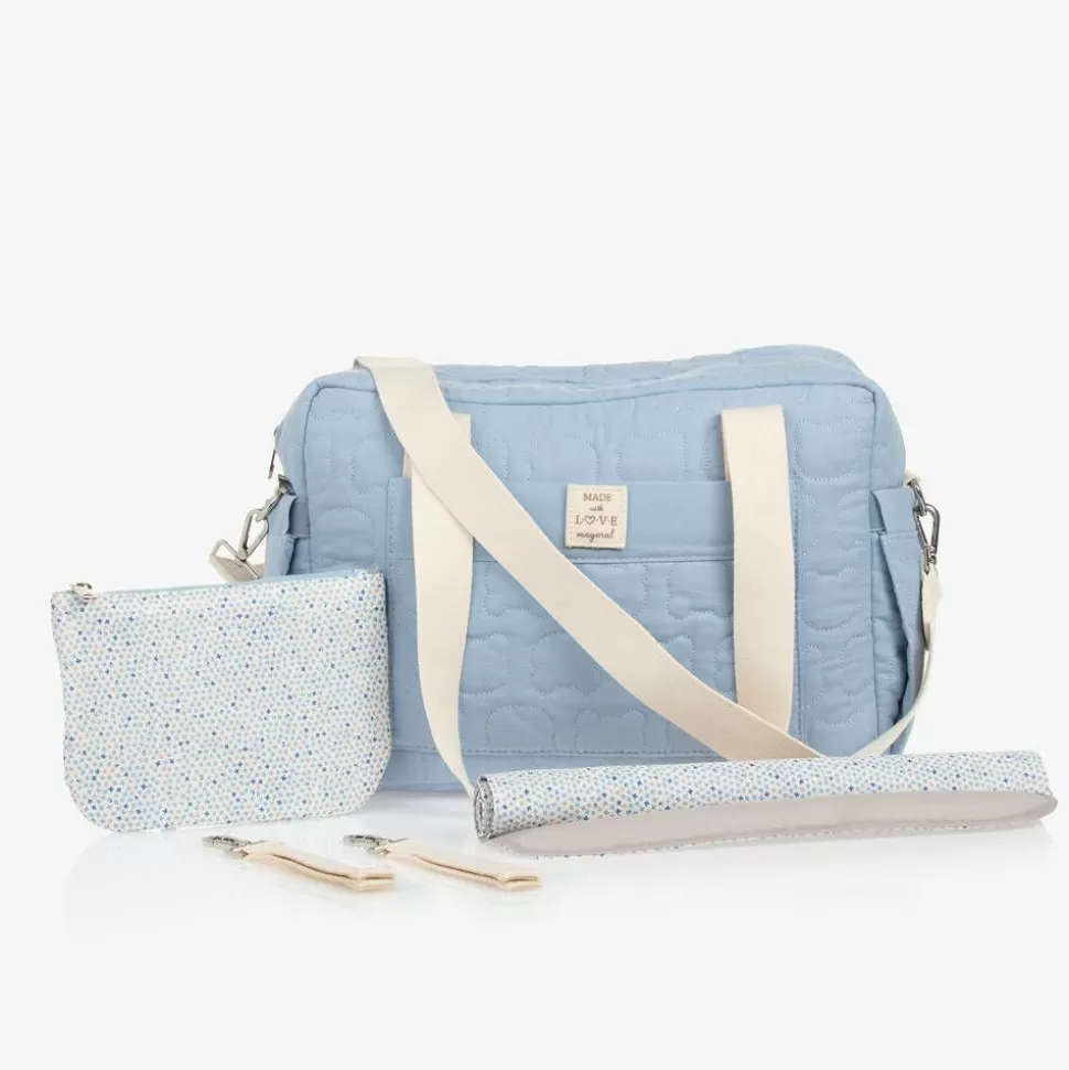 Mayoral Blue Cotton Changing Bag (37cm)^ Gifts | Bags