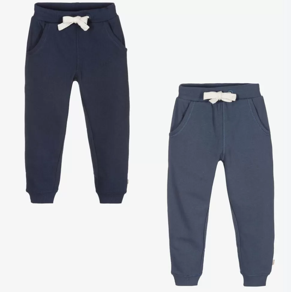 Minymo Blue Cotton Joggers (2 Pack)^BOY Trousers