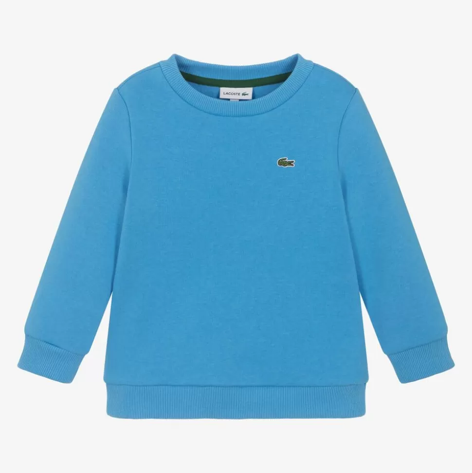 Lacoste Blue Crocodile Logo Sweatshirt^ Tops