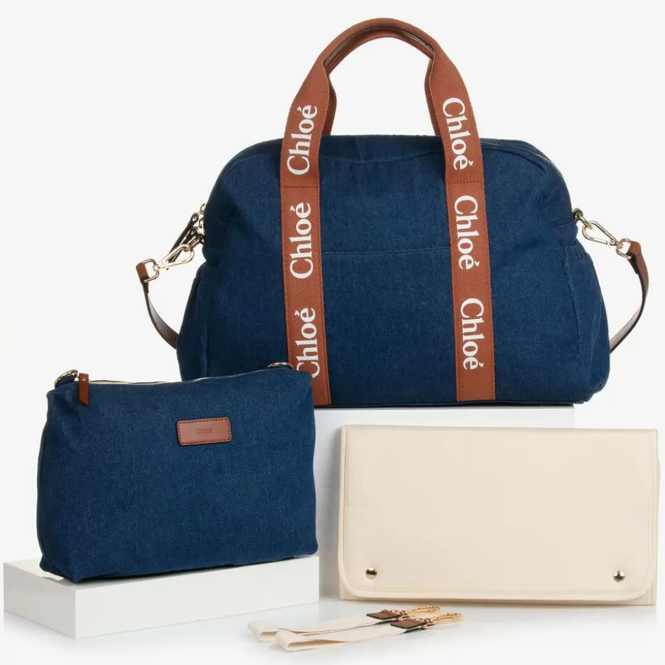 Chloé Blue Denim Changing Bag (48cm)^ Gifts