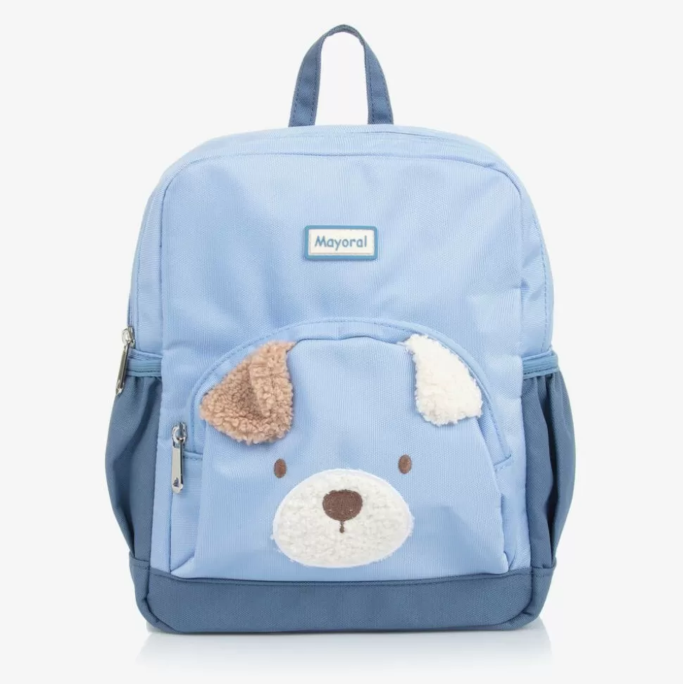 Mayoral Newborn Blue Dog Backpack (26cm)^BOY Bags