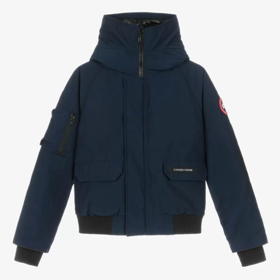 Canada Goose Blue Down Padded Chilliwack Bomber Jacket^BOY Coats & Jackets | Coats & Jackets