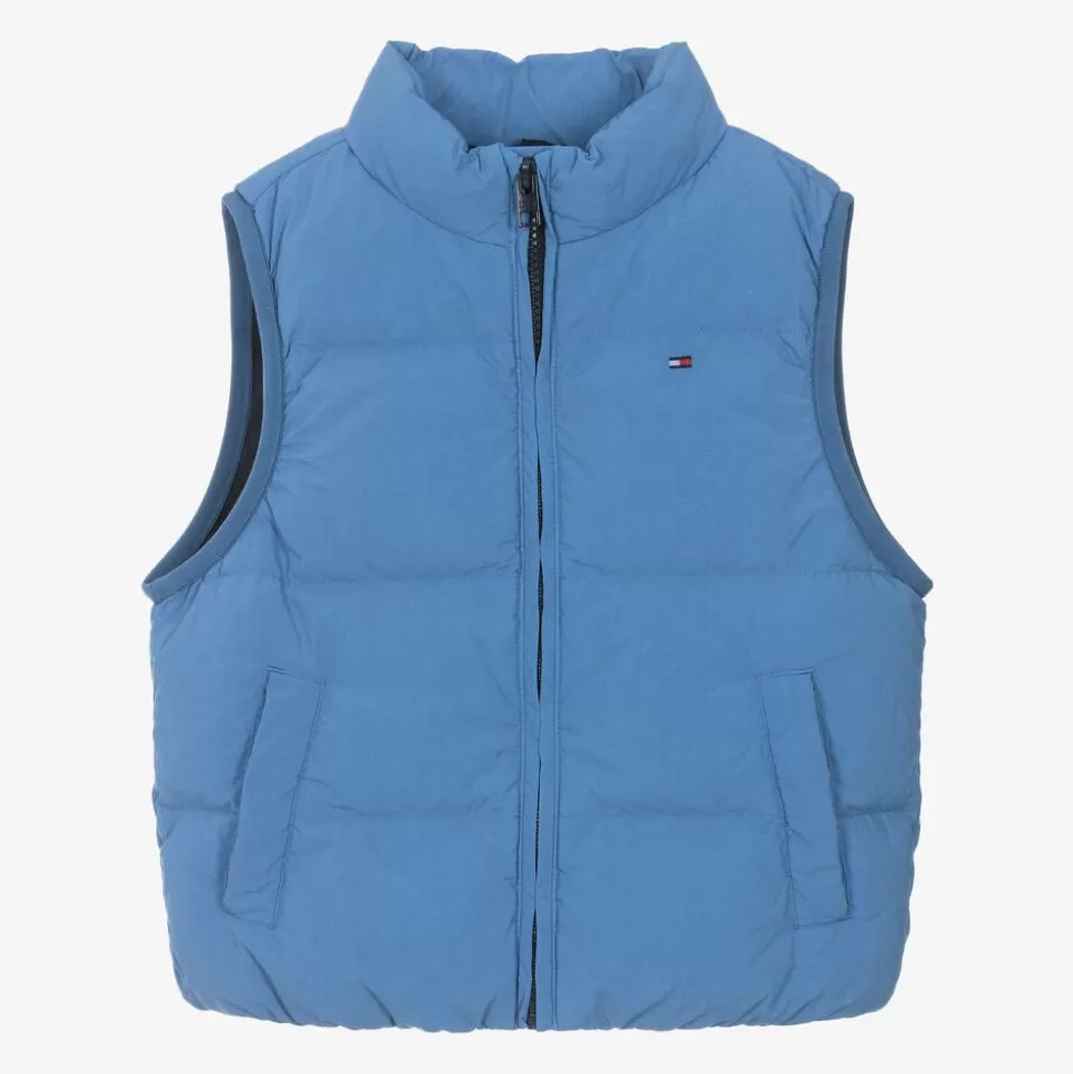 Tommy Hilfiger Blue Down Padded Gilet^BOY Coats & Jackets | Coats & Jackets