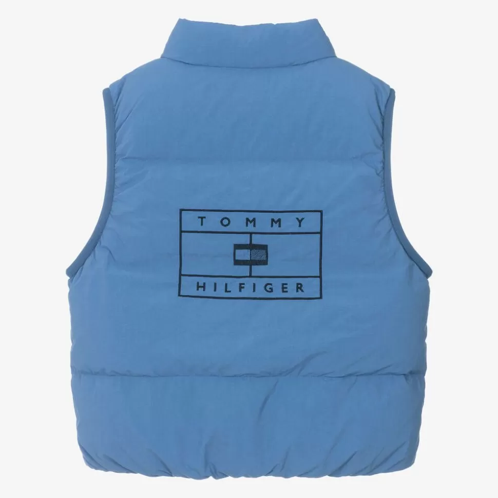 Tommy Hilfiger Blue Down Padded Gilet^BOY Coats & Jackets | Coats & Jackets