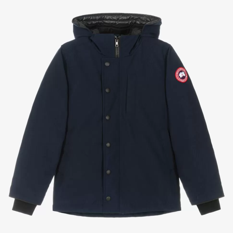 Canada Goose Blue Down Padded Logan Parka Jacket^BOY Coats & Jackets | Coats & Jackets