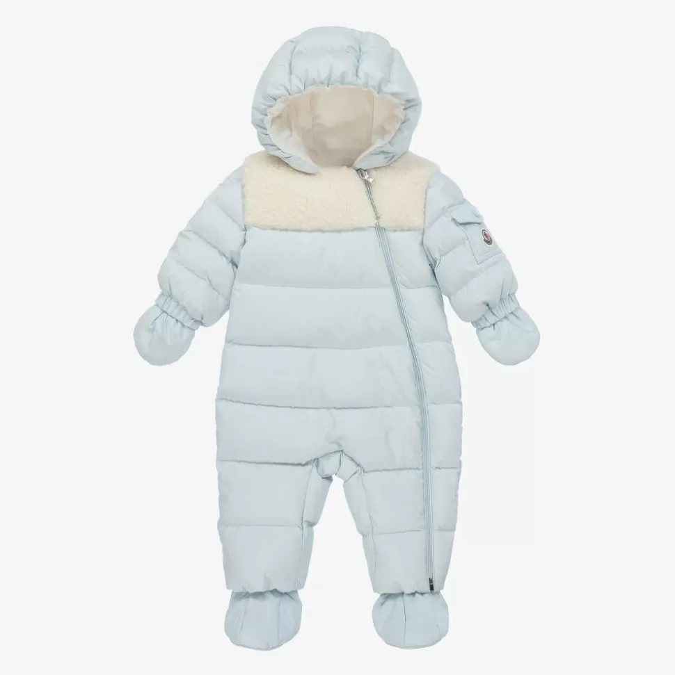 Moncler Enfant Blue Down Padded Sefou Baby Snowsuit^BOY Snowwear | Snowwear