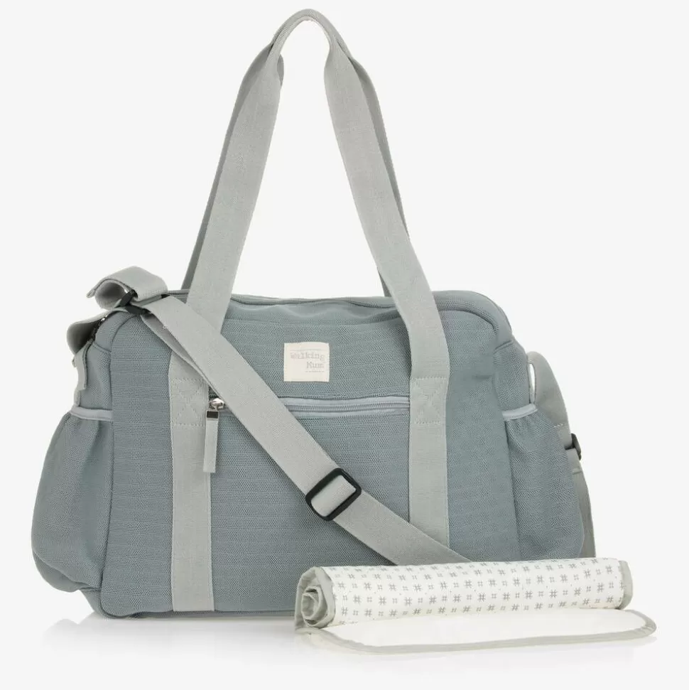 Pasito a Pasito Walking Mum Blue Eco Mesh Changing Bag (39 cm)^ Gifts
