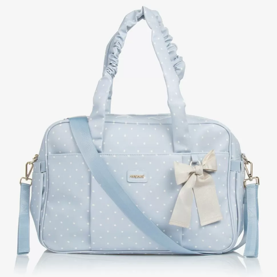 Mayoral Blue Faux Leather Changing Bag (48cm)^ Bags