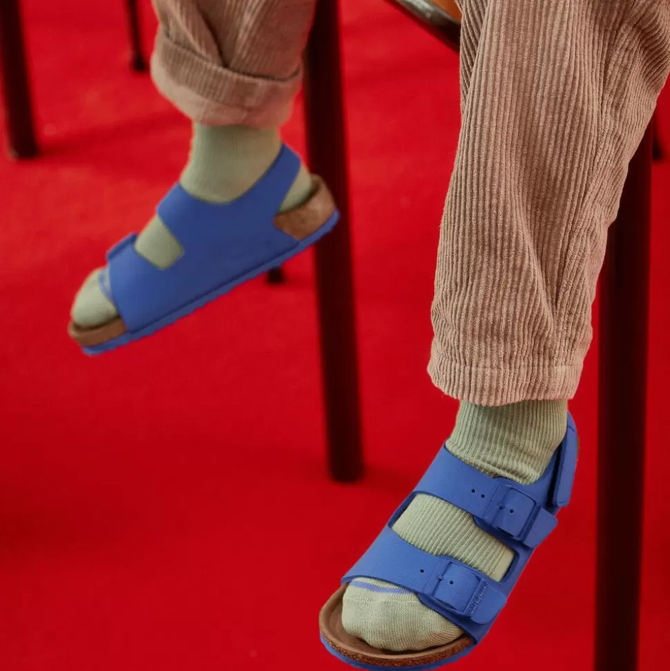 Birkenstock Blue Faux Leather Sandals^BOY Sandals