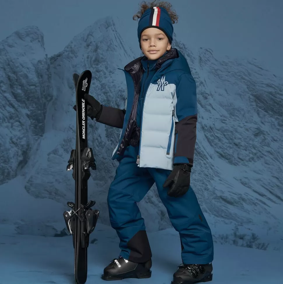 Moncler Enfant Blue Fleece Zip-Up Top^BOY Snowwear