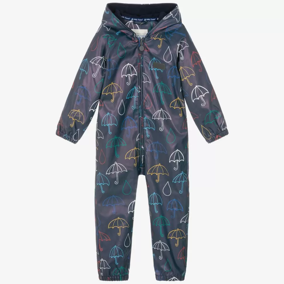 Mitty James Blue Hooded Waterproof Umbrella Rainsuit^BOY Coats & Jackets | Coats & Jackets