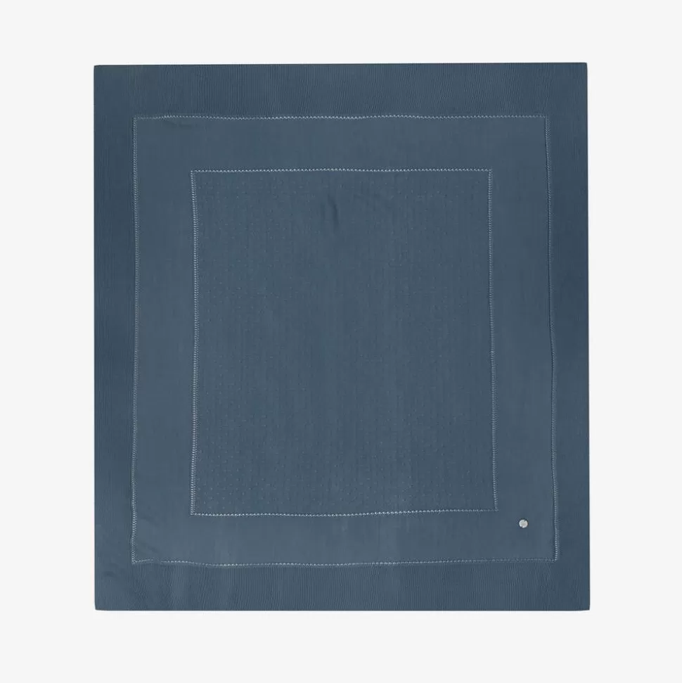 Artesanía Granlei Blue Knitted Blanket (108cm)^ Gifts