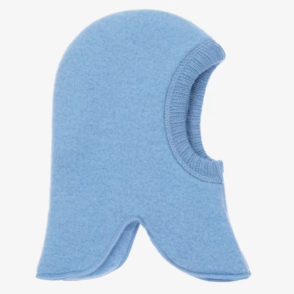 Joha Blue Merino Wool Balaclava^ Hats