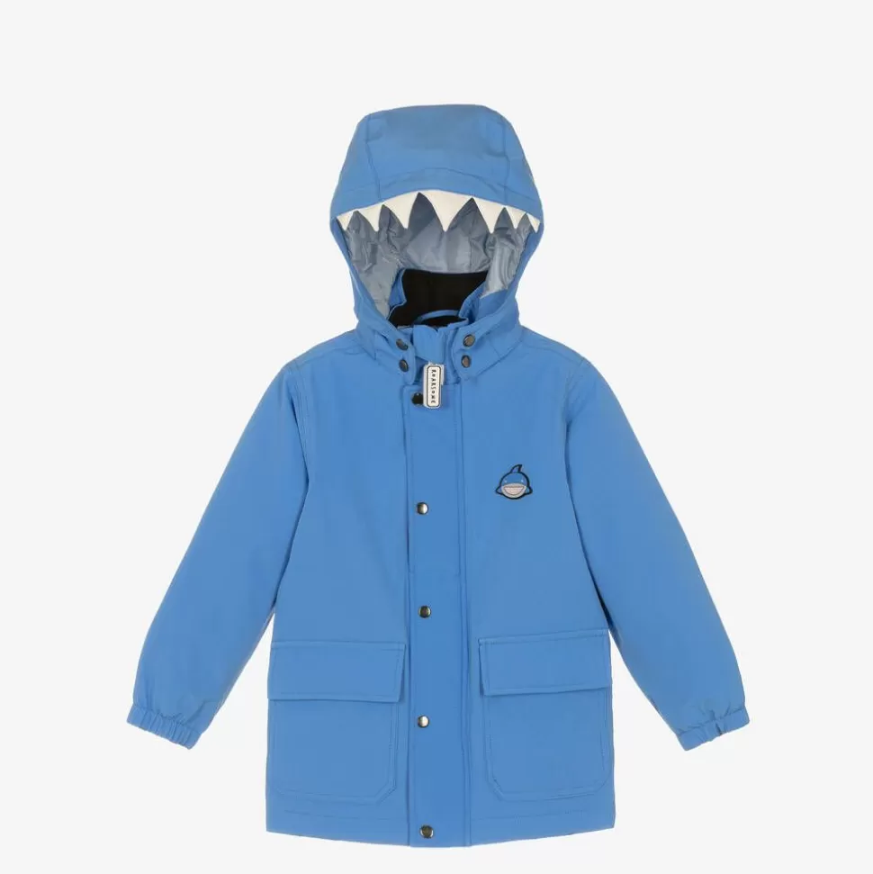 Roarsome Blue Reef The Shark Waterproof Coat^BOY Coats & Jackets | Coats & Jackets