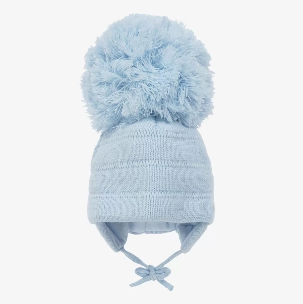 Sätila of Sweden Blue Tuva Giant Pom-Pom Hat^ Hats