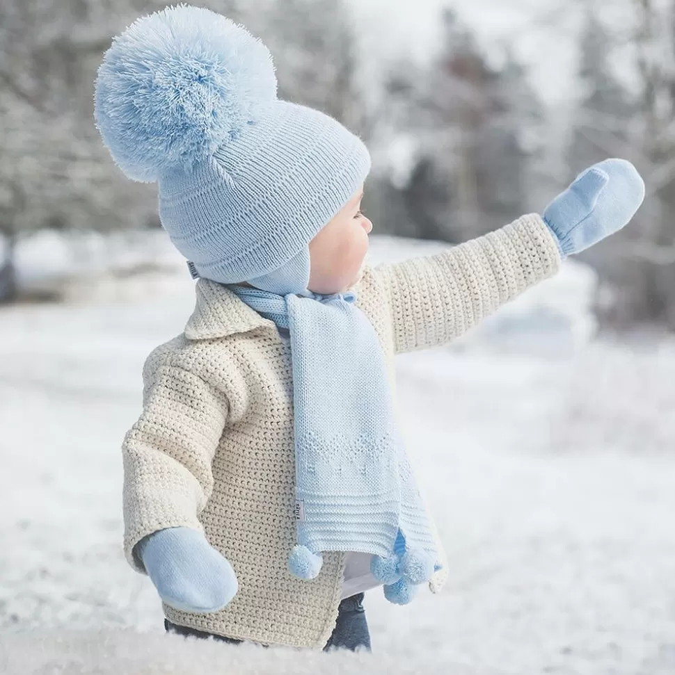 Sätila of Sweden Blue Tuva Giant Pom-Pom Hat^ Hats