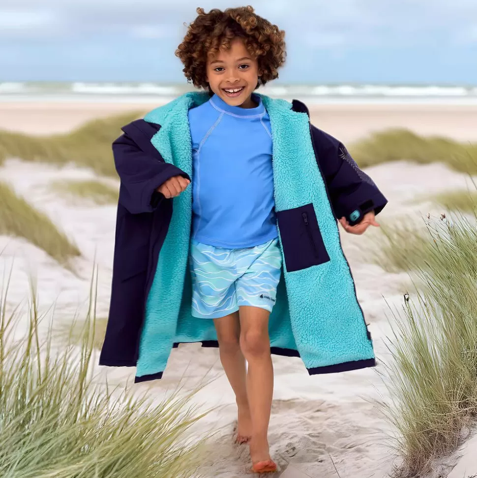 Mitty James Blue Water-Repellent Changing Coat^ Coats & Jackets